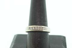 14K WHITE GOLD DIAMOND BAND