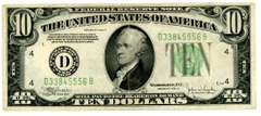 1934-C $10 Federal Reserve Note