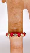 Beautiful Ruby Gemstone Band Ring
