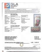 Dazzling! Cabochon Ruby, Emerald, and Diamond Bangle