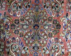 Antique Persian Sarouk 5.7x10.0