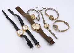 Group Lot of 8 Vintage Watches