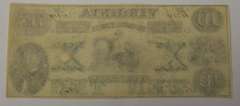 October 15th 1862 $10 Virginia Treasury Note, Circulated.