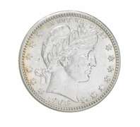 1908-D Barber Quarter