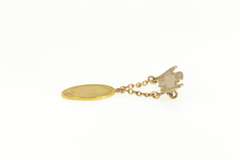 10K Yellow Gold 1894 Great Britain Gold Half Sovereign Coin Pin/Brooch