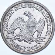 1847 Seated Liberty Half Dollar