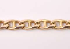 Classic Mariner Chain Bracelet in Yellow Gold