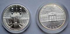 1984 Olympic &1992 White House $1 Silver Dollarsnc Commemerotive