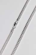 Italian .925 Sterling Silver 4.1mm Diamond Cut Miami Cuban Link Chain 24 Inches