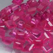Premium 4.06ct 50 piece princess cut Ruby set