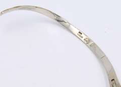 Vintage 925 Sterling Silver Mexico Cuff Necklace