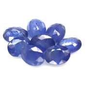 13.95ct cobalt blue Sapphire set from Madagascar