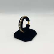 Vintage British Style 8ctw NATURAL DIAMONDS On 18kt Gold Filled Bracelet