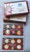 2001 & 2002 US Silver Proof Sets