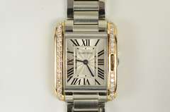 Cartier Tank Anglaise Ref W3TA0002 Women's Watch