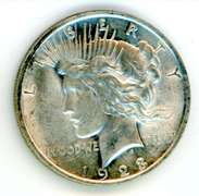 1923 Peace Silver Dollar