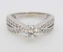 Kate McCullar Split Shank Diamond Engagement Ring