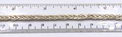 Set of Vintage Italian 925 Sterling Silver Braided Necklace with Bracelet