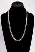 Sterling Silver 6.8mm Miami Cuban Link Chain 24 Inch