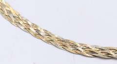 Vintage Italian 925 Sterling Silver Braided Necklace