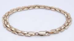 Vintage 925 Sterling Silver Fancy Link Bracelet