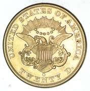 1852-O $20.00 Liberty Head Gold Double Eagle - Near Uncirculated