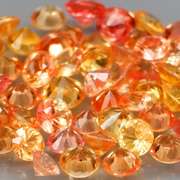 Awesome 3.19ct diamond cut Songean Sapphire set