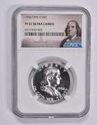 PF67 UCAM 1956 Franklin Half Dollar Type 2 NGC