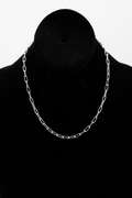 .925 Sterling Silver 3.7mm Paperclip Chain 16 Inches
