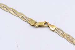 Vintage Italian 925 Sterling Silver Twisted Necklace