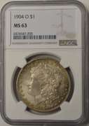 1904-O Morgan Silver Dollar NGC MS63