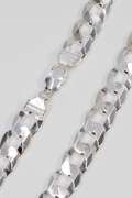 .925 Italian Sterling Silver 15mm Curb Link Chain Necklace 26 Inches