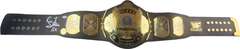 Ric Flair Autographed World Championship Winged Eagle Metal Leather Belt ACOA