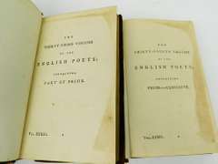 1790 Works of English Poets, 2 Volumes