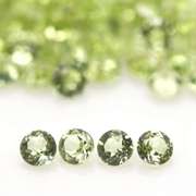 Real 12.14ct untreated apple green Peridot set