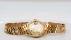 All Original18kt Presidential Rolex with Diamonds