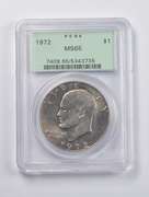MS65 1972 Eisenhower Dollar PCGS