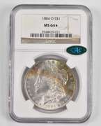 MS64* 1884-O Morgan Silver Dollar - CAC - Graded NGC