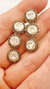 Sterling Silver Diamond Earrings