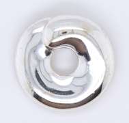Vintage 925 Sterling Silver Round Pendant
