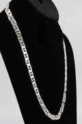 .925 Sterling Silver 9.25mm Flat Marina 24 Inches