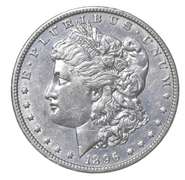 1896-O Morgan Silver Dollar