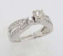 Kate McCullar Split Shank Diamond Engagement Ring