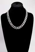 Italian Sterling Silver 12.75mm Curb Chain 20 Inch