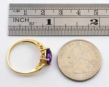 Nicely Faceted Amethyst Ring