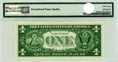 1957-B $1 US Silver Certificate in PMG 67