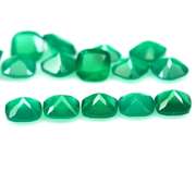 Breath taking 12.23ct mint green Botswana Agate set