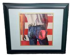 Bruce Springsteen Autographed Framed Born In The USA Album LP