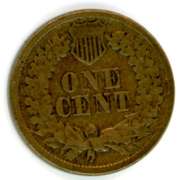 1861 Copper-Nickel Indian Head Cent