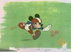 Disney, Mickey Mouse playing football